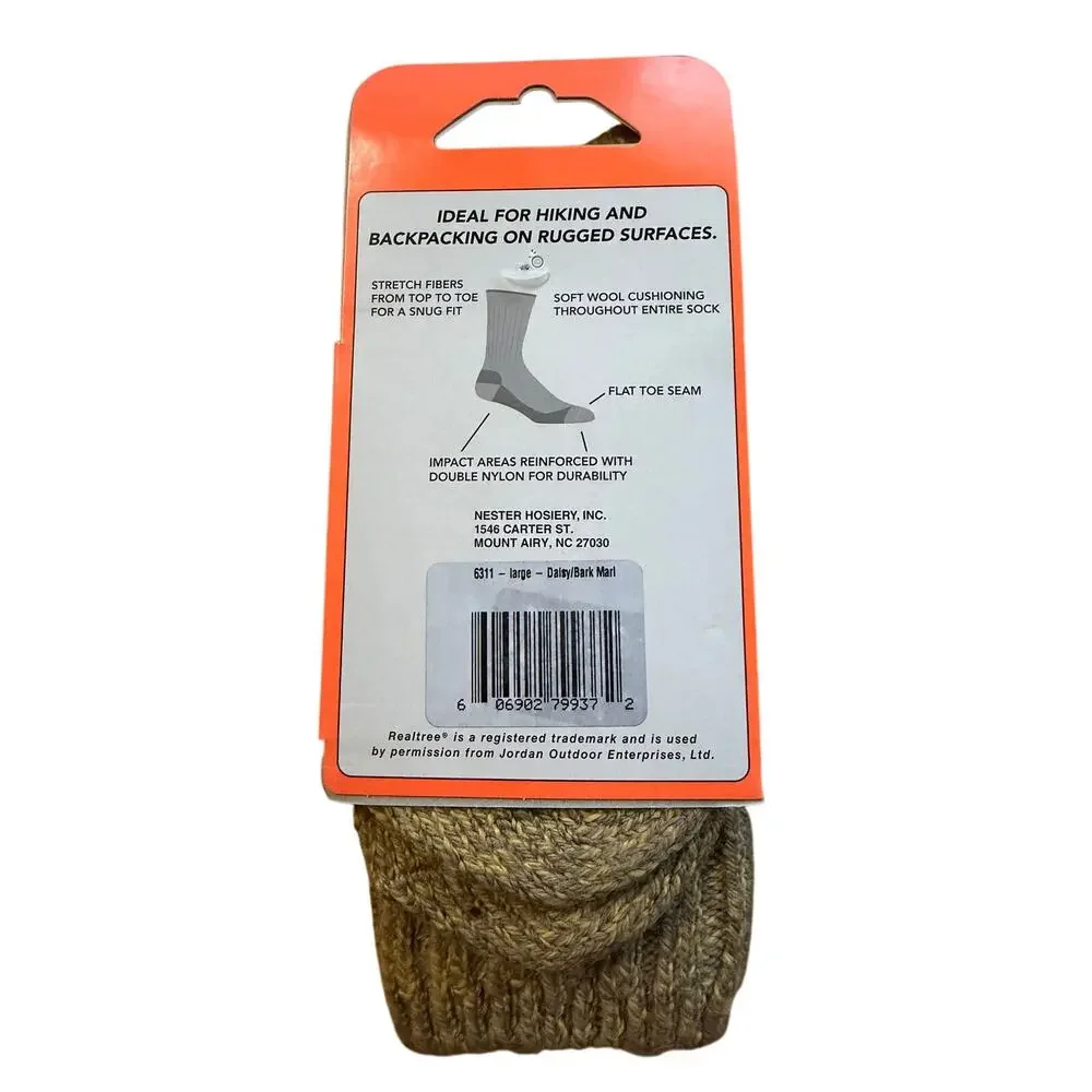 NEW!‎ Realtree Socks Merino Ragg (RT6311) Camel Marl (Beige)